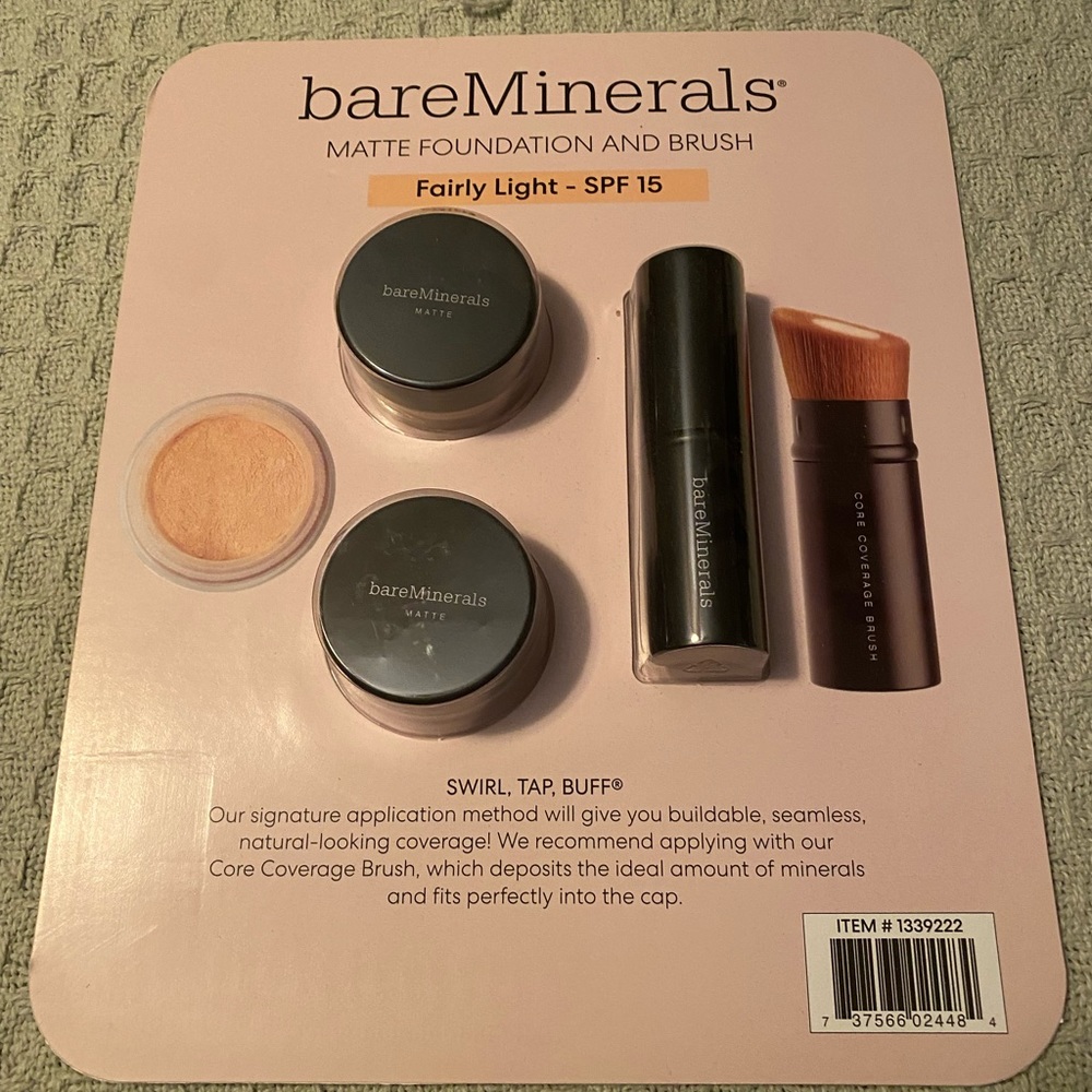 BareMinerals Matte Foundation & Brush Set - Fairly Light